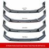Compatible with 2025 Honda Accord Three-Section Front Lip, No-Drill Installation, Available in Matte, Glossy, Red, and Carbon Fiber Black Finishes.