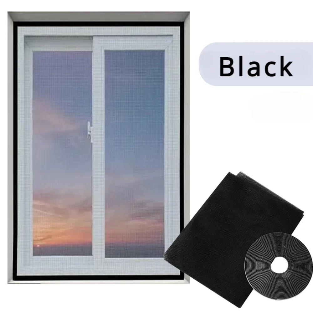 Mosquito Net for Bed Fly Screen Curtains Anti-insect Indoor Mesh Garden Home Textile Window Net Protections DIY Self-adhesive