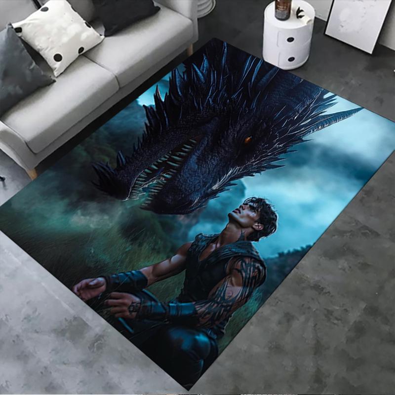 

2025 New Fourth Wing Cool Carpet Rug for Living Room Bedroom Home Sofa Decoration,Kids play Non-slip Floor Mat45 40x60cm( 15x23in )