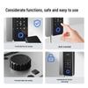 Deli AL102 Smart Fingerprint Glass Door Lock CN plug (adapter included)