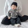 Boys Spring And Autumn Sweater New Baby Girl Cartoon Puppy Knitted Cardigan Jacket