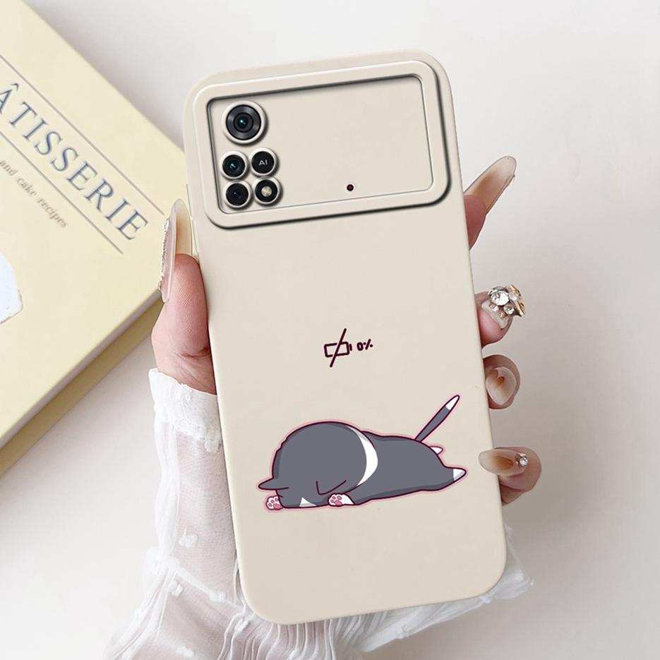 For Xiaomi Poco M4 Pro 4G Case PocoM4 5G Cute Panda Cartoon Cover Soft TPU Phone Case For Xiaomi Poco X4 Pro PocoM4 Pro 5G Shell