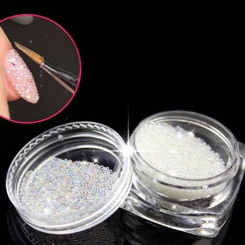 1 Box 3g Caviar Beads 3D Nail Decoration Steel Ball DIY Nail Art Accessory