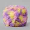 Gradient Dyed Faux Fur Hand-Spun Mink Velvet Yarn – Perfect for DIY Chunky Scarves and Hats