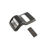 For BYD Han Ev Dm   Car Accessories Carbon Fiber Style Plated Armrest Box Rear Air Vent Frame Trim Cover