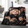 Gaga Print Flannel Blanket High Quality Warm Comfortable Cover for All Seasons Perfect for Gifts Home Decor