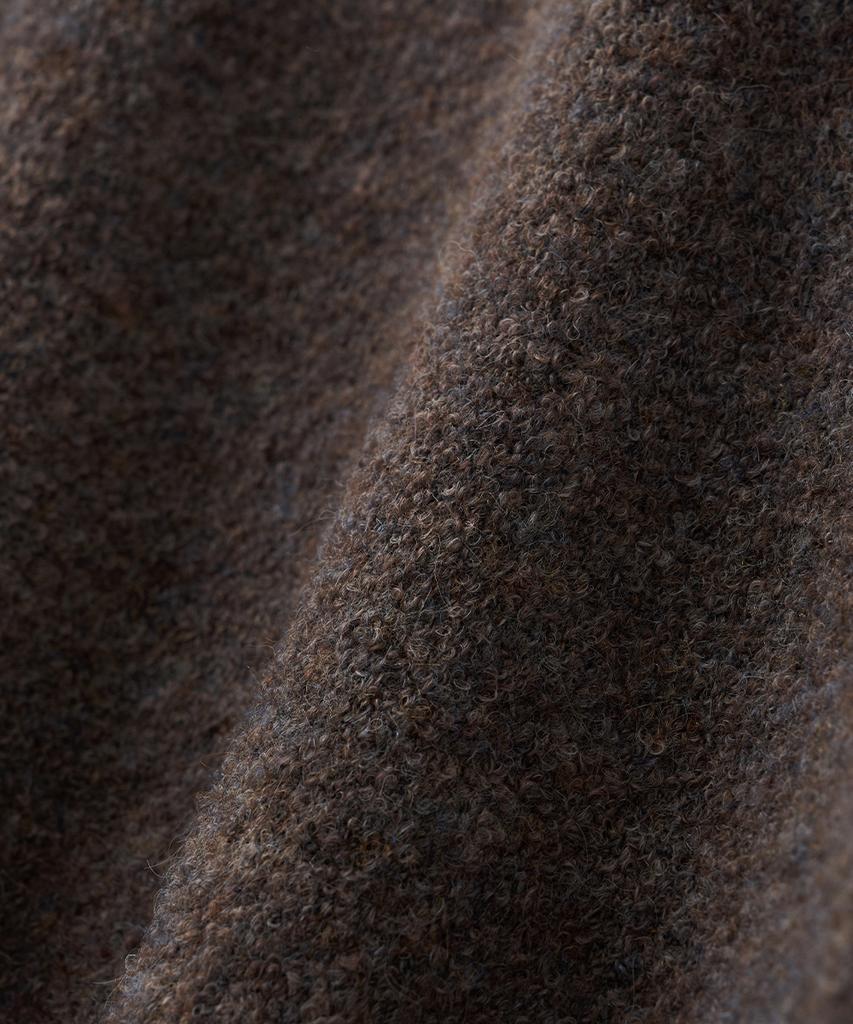 BLOND9 Soft Wool Boucle Round Knit_Brown