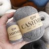 Premium Cashmere Yarn Bundle - Soft, 3 Big & 3 Small Luxurious Knitting & Crochet Yarn Thread for Sweaters, Scarves, Hats, Shawl