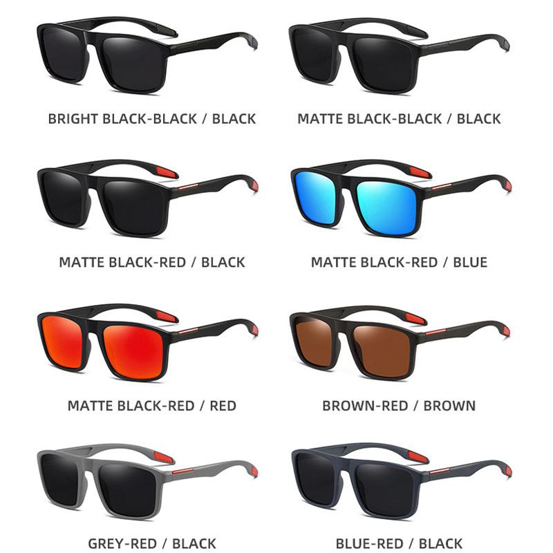 New Fashion Men Driving Sunglasses Vintage Men's Polarized Fishing Sun Glasses Outdoor Driving With Shading Shades UV400 Eyewear