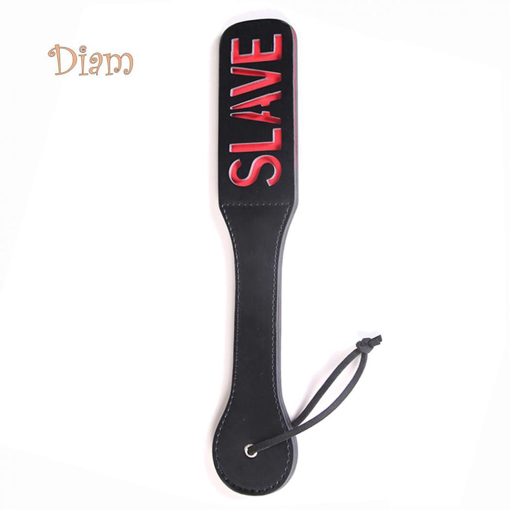 Lollipops Sex Double-deck Slave Paddle Butt Whip Faux Leather Spanking Flogger Bondage
