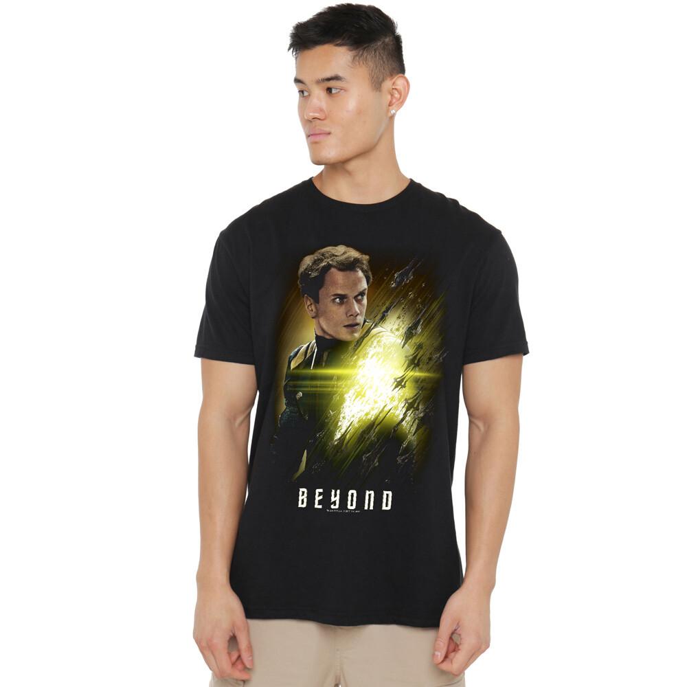 Star Trek Beyond Chekov Poster T-Shirt S-5XL Black XXXXL