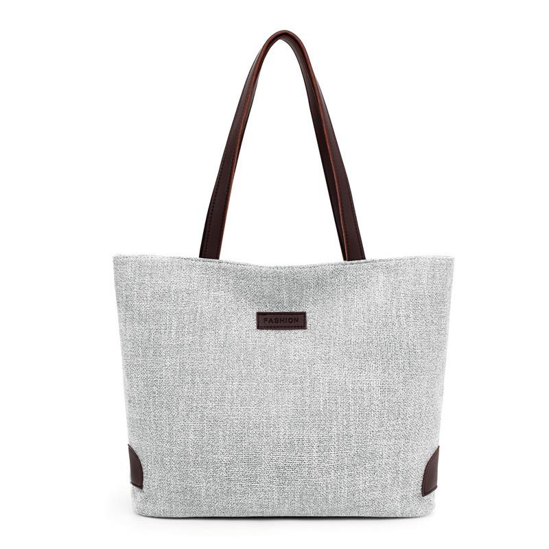 New shoulder bag women's large-capacity women's bag linen tote bag