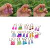 Playful Bear Resin Candy Earrings Fashionforward Animal Design Plated Finish