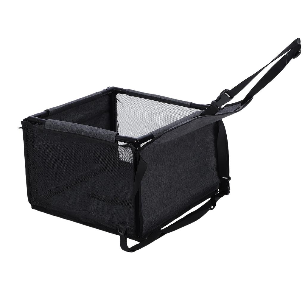 Dog Car Seat Waterproofing Folding Pet Car Seat Carrier Crate with Breathable Mesh for Travel Road Trip