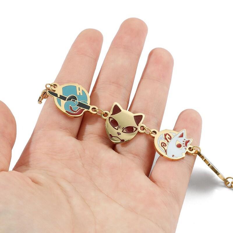 Demon Slayer Tomioka Giyuu Bracelet Peripheral Exquisite Creative Cartoon Fast Girls Holiday Gift