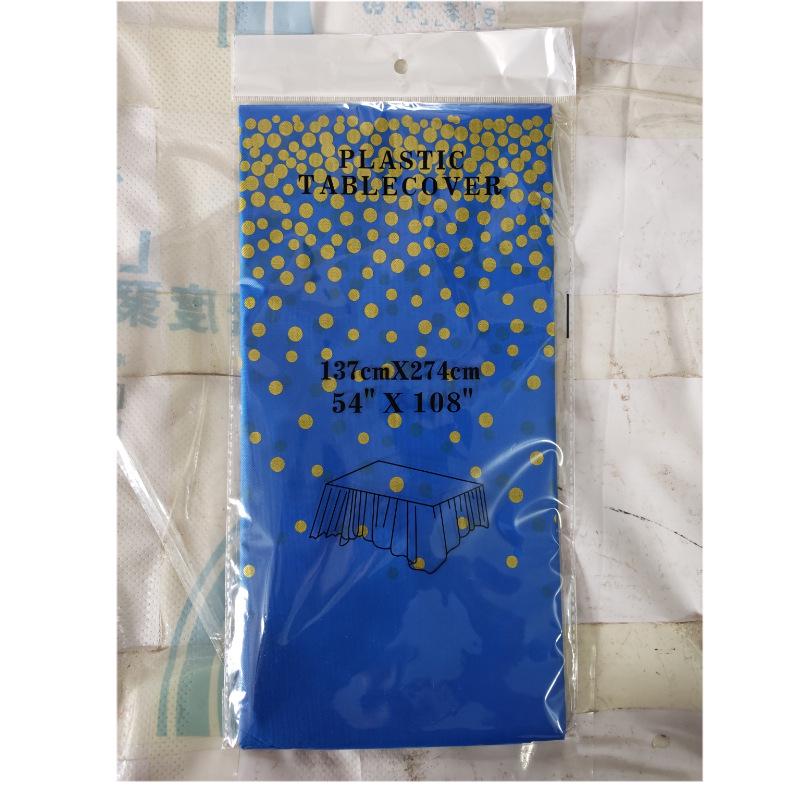 Polka Dot Disposable PEVA Plastic Party Tablecloth