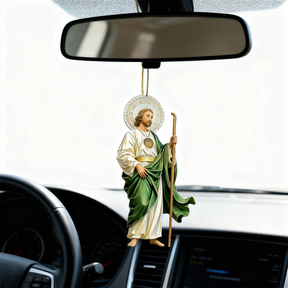 Unique Car Pendant Toy Multi Functional Hanging Decor Keychain Bag Charm Handmade Exquisite Craftsmanship Gift for Car Love Z7T1