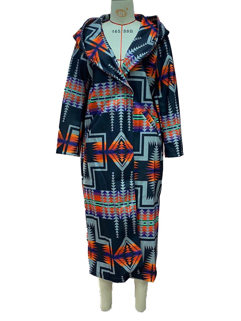 2025 Herbst/Winter Damen Nischendesign Langer Windbreaker