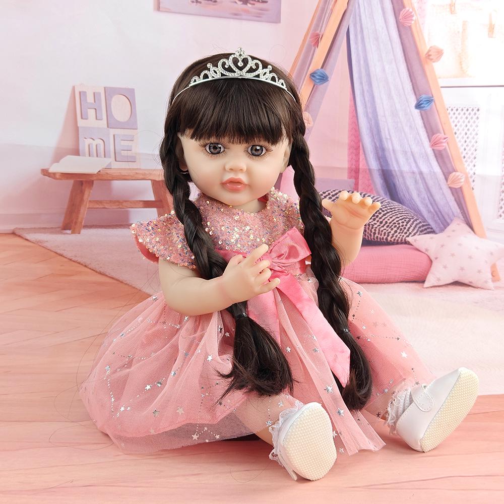 55CM Realistic Reborn Doll with Changeable Clothes | Bath-Friendly Toy for Kids | Soothing Companion Gift