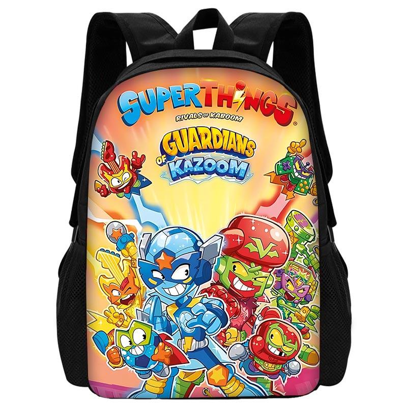 Super Zings SuperThings Child School Backpack with Shoulder Bag Pencil Bags School Bags for Boys Girls Best Gift
