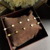 Monkton S925 Silver Opal Bracelet for Women 14Kgold Plated Tennis Bracelet Jewelry Anniversary Birthday for Wife