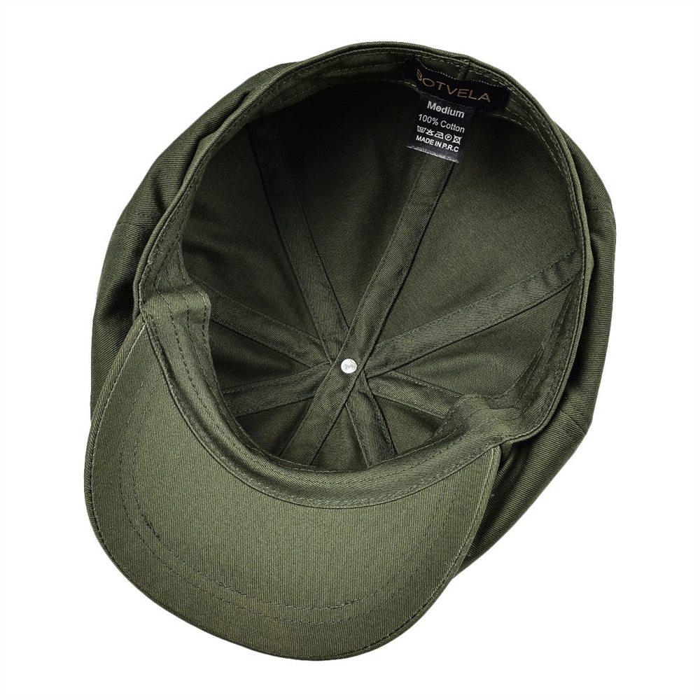 Botvela Newsboy Cap Men 'S Twill Хлопок 