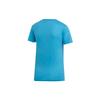 Adidas Alphabet Logo Print Short Sleeve T-Shirt Women Tops Blue DU0630