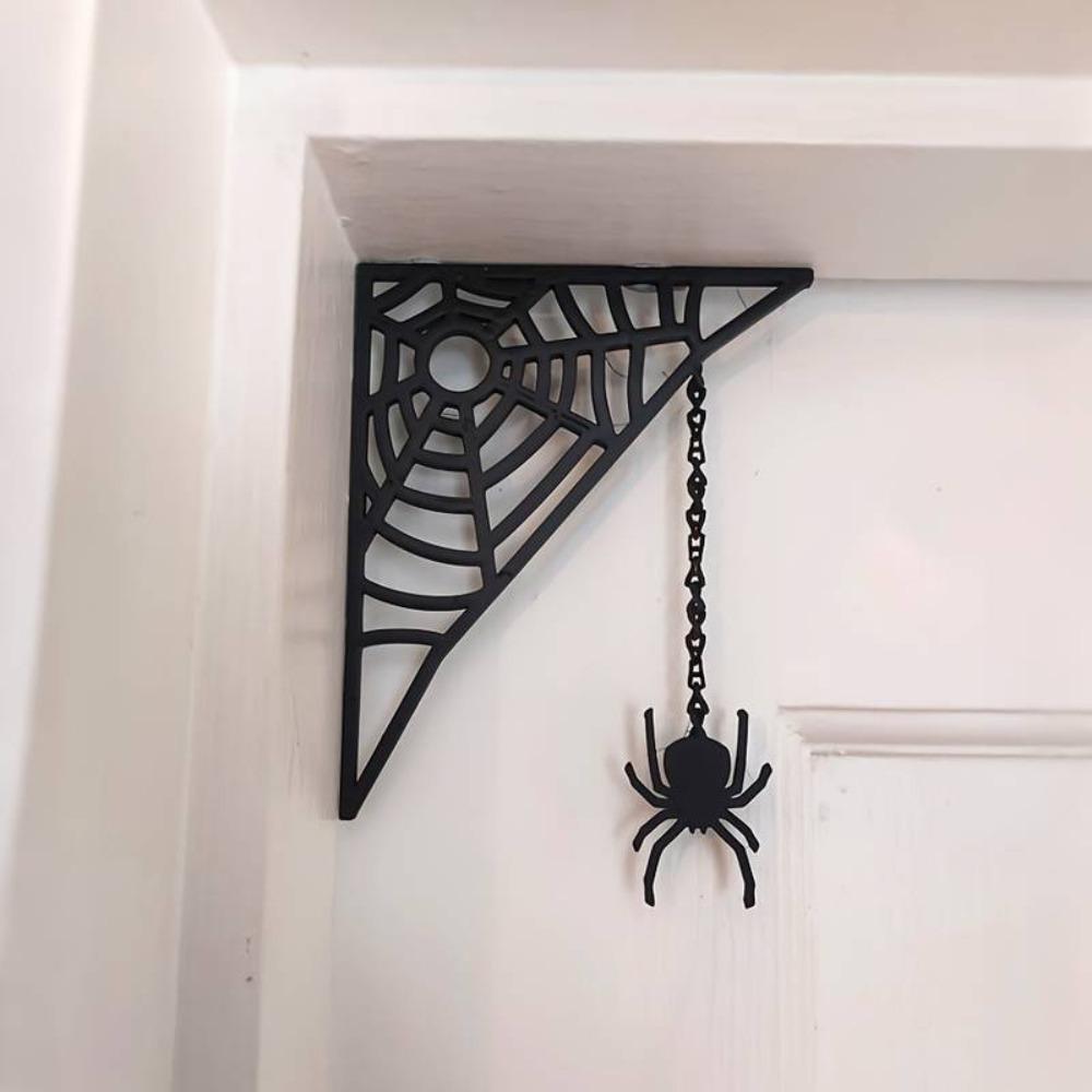 Creepy Spider Web Door Frame Prop Fun Haunted House Decor Holiday Gift Giving