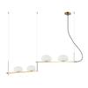 Lampa Wisząca KERNIO PND-357784-BRO+W Italux