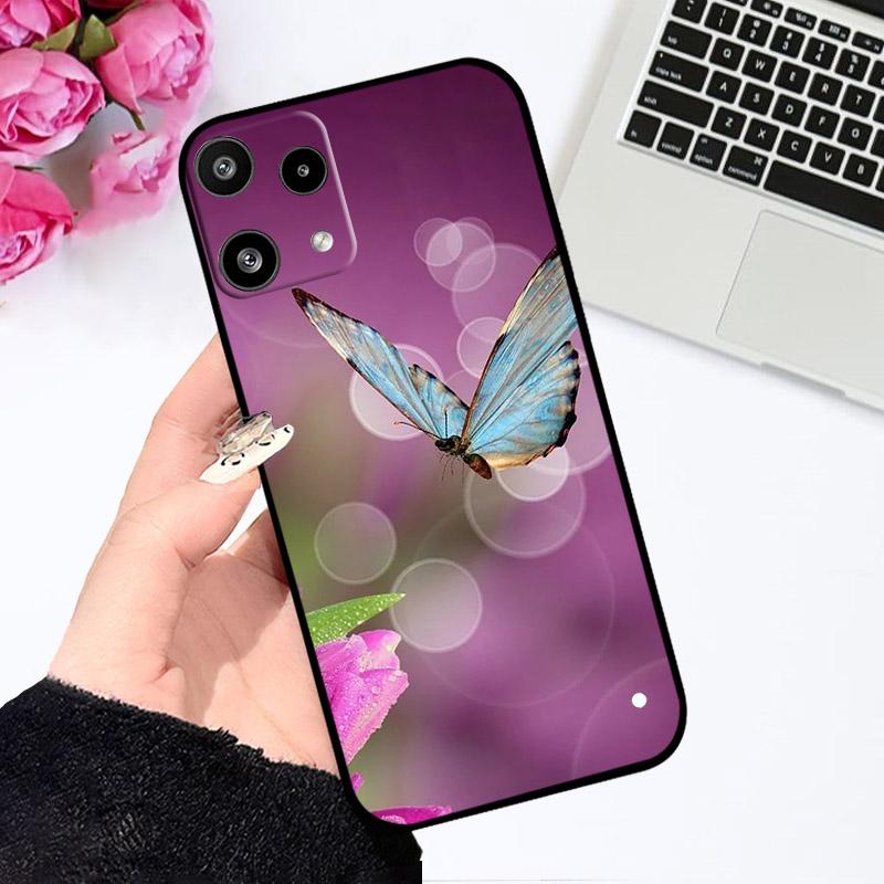 Pro pouzdro Nothing Phone 3a Lite Módní ochrana fotoaparátu Silikonový zadní kryt Pro pouzdra Nothing Phone 3a Lite Měkké TPU Fundas