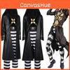 Jojo's Bizarre Adventure Golden Wind Cosplay Kostüm Ristu Nero Anime Charakter Outfit