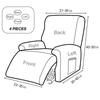 Nordic Flowers Recliner Sofa Covers Lazy Boy Elastic Sofa Protector Slipcover Relax Armchair Cover Lounge Home Pets Anti-Scratch