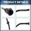 Radiator Hose Heater Hose No.17128602668 for BMW M550i XDrive 4.4L 2018-2019 Black Plastic 1 Pc Cooler Cooling Water Pipe Good Sealing
