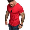 Fashion Men's Casual Fit Short Sleeve Slim Muscle Bodybuilding T-shirt Tee Tops For Ultimate Comfort
