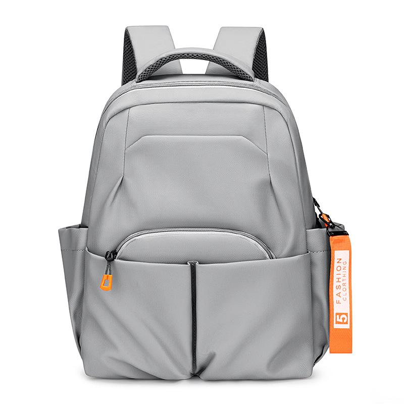 

Рюкзак в стиле business casual, модный, с ощущением высокого класса, красивый, для путешествий, для поездок на работу, компьютерный рюкзак, студенческий школьный рюкзак серый