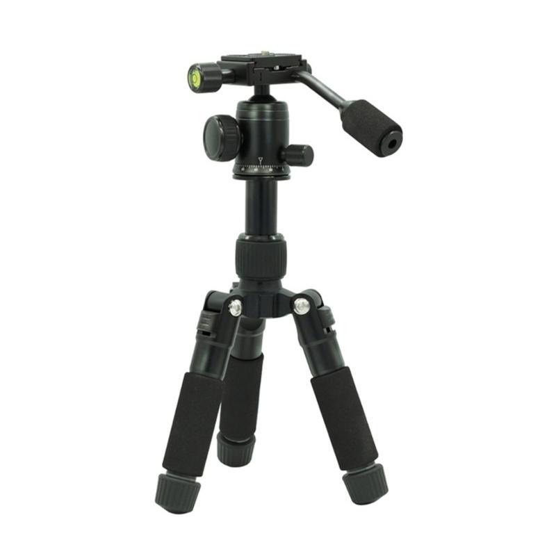 Desktop Tripod 20Inch Mini Size with 360 Degree Rotation Head Supports Up to 11lbs for Travel DSLR Cameras and Phones