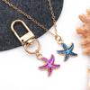 Dripping Oil Ocean Starfish Diy Alloy Jewelry Accessories Bracelets Necklace Earrings Keychain Pendant Pendant