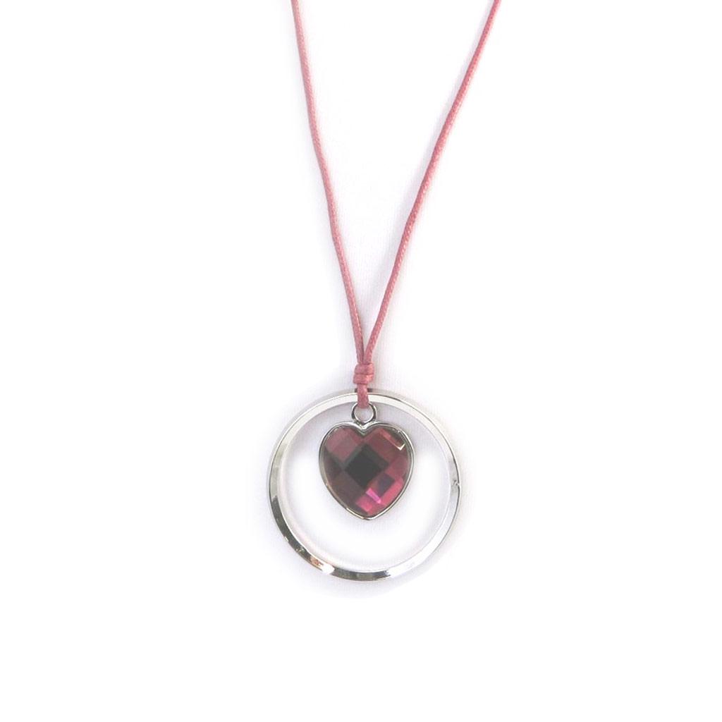 Les Trésors De Lily [M1988] - Red 'Love' Designer Necklace