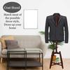 Wood Pedestal Style Coat Stand or Coat Rack Stand Cloth Hanger for Bedroom, Office, Hallway and Entryway
