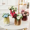 10Pcs Romantic Flower Packaging Box Paper Hand-folded Rose Bouquet Bags Insertion Flower Flower Arrangement Box Party Supplies
