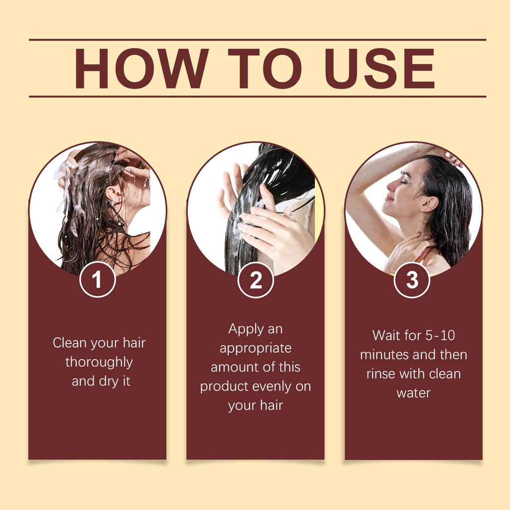 Hoegoa Argan Oil Hair Mask - Collagen Moisturizing Easy Absorption, Improving Frizzy Hair Texture