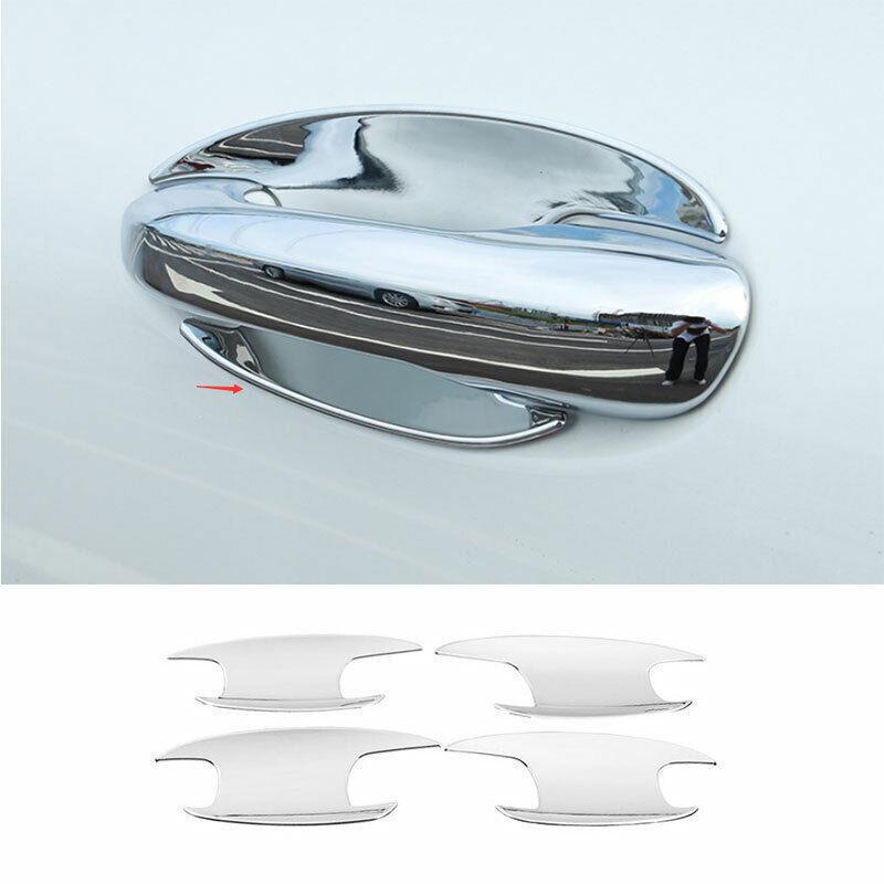ABS Chrome Exterior Outside Door Bowl Cover Trim For Benz C-Class W206 -