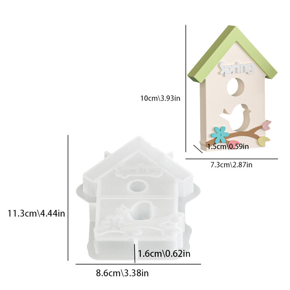 Osterform Ornament Vogel Hohlhaus Silikonform Aromatherapie Kerze Silikonform Für Feiertag Geburtstag Party Basteln