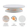 FAIS DU 6Pcs/Set Plastic Cake Turntable Rotating Cake Plastic Dough Pastry Decorating Stand Rotary Table DIY Pan Baking Tool