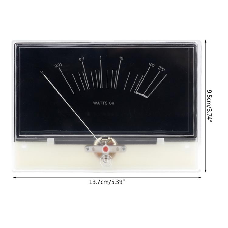 VU-Meter Header Stereo Audio-DB Level Header Power Amplifier-Level Meter Ammeter