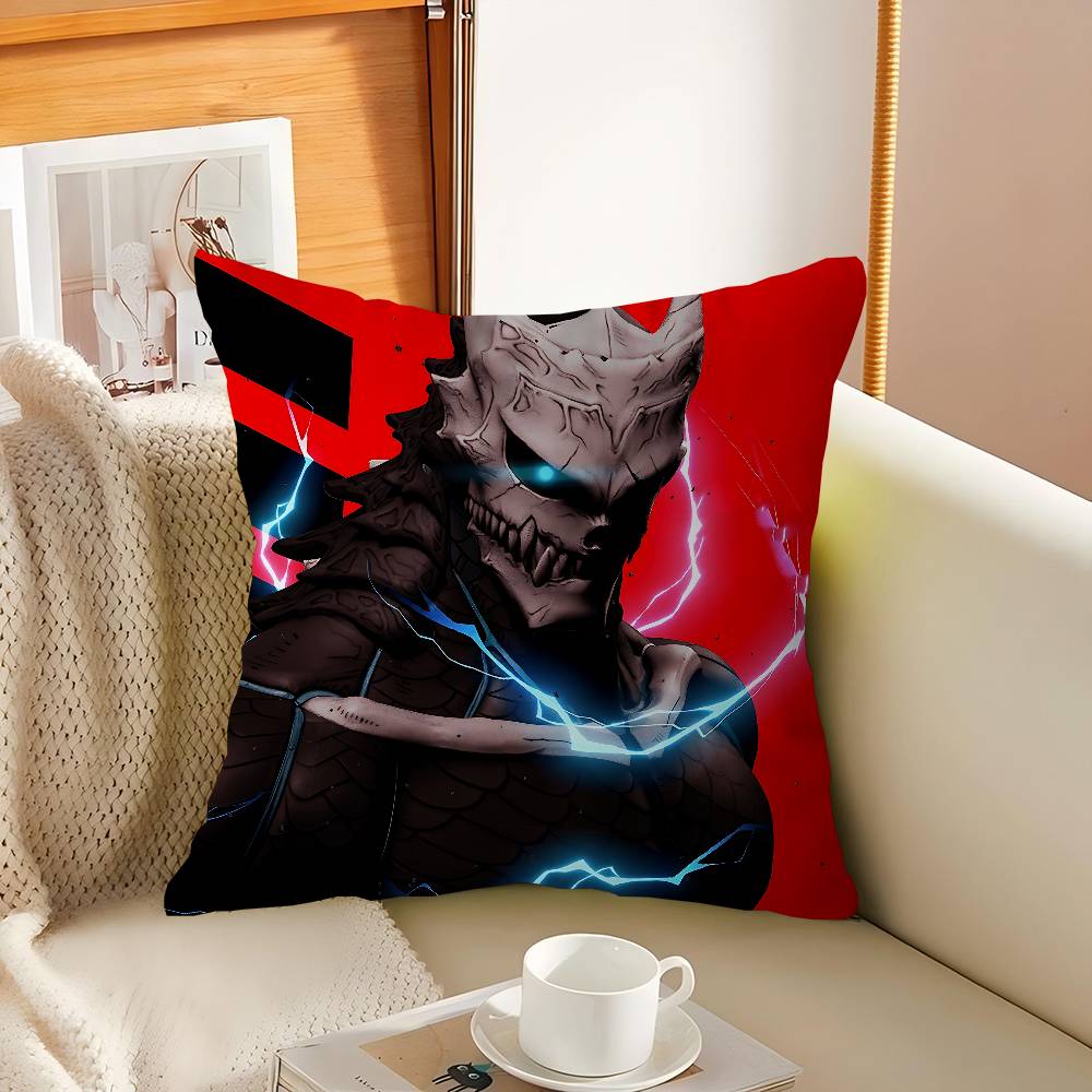 

K Kaiju No. 8 Anime Pillow Gift Home Office Decoration Bedroom Sofa Car Cushion Cover Case 45x45 16x16Inch