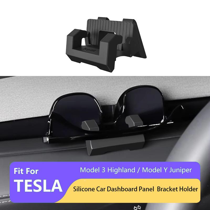 Fit For Tesla Model Y Juniper Model 3 Highland 2025 Instrument Panel Hook Multi functional Accessories Silicone Phone Stand