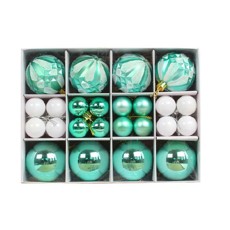 Decorazioni Albero di Natale Palline Sferiche Set Palline da Appendere Ornamenti Decorazione Campanella