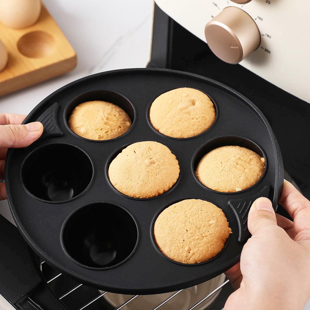 Reusable Baking Trays Silicone Baking Tray Set Silicone Air Fryer Baking Tray Set with Hot Dog Rack Cake Mold Gift for Cooking