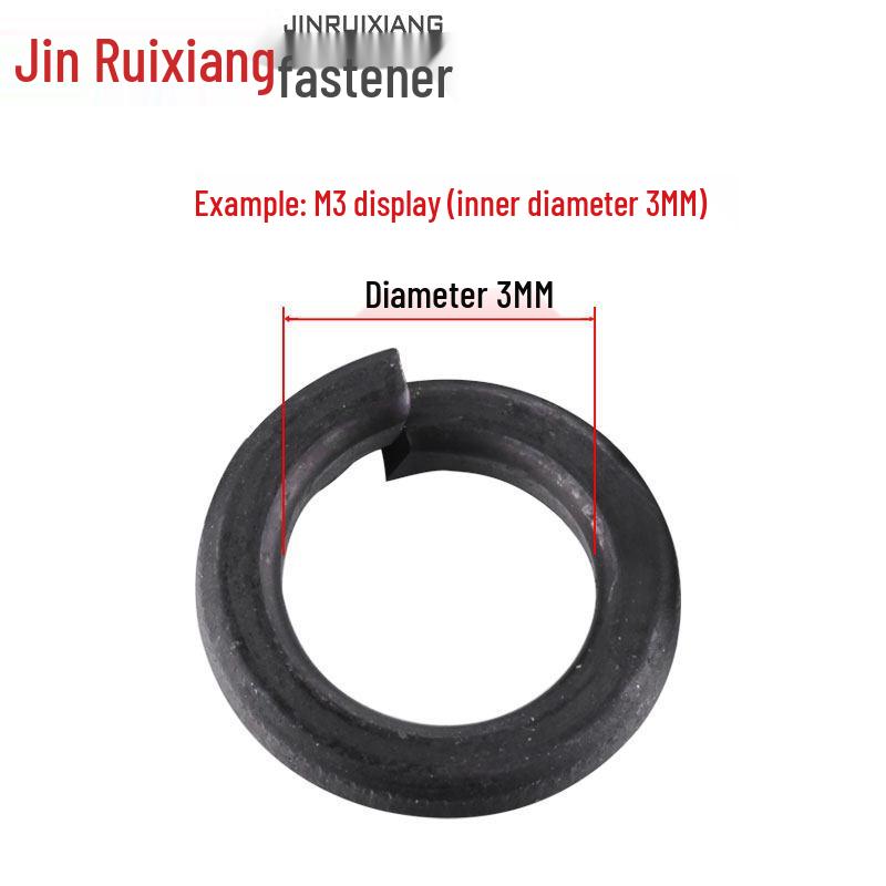 High-Strength Black Spring Washer M3-M30